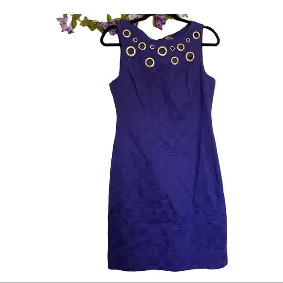 Just Taylor Purple Grommet Polka Dot Ribbon - Picture 1 of 11